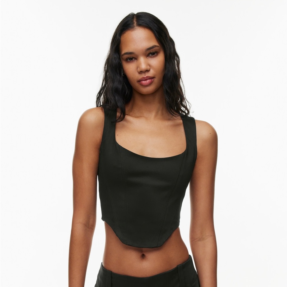 Sunday Best Shiloh Satin Bustier | Corset top L